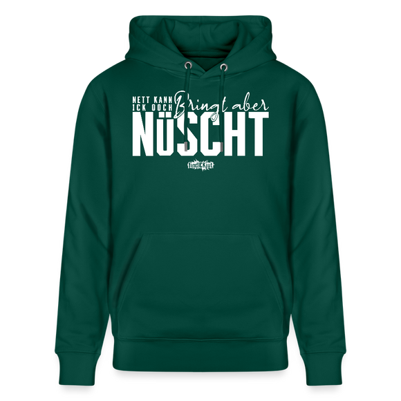 NETT KANN ICK OOCH-Unisex Bio-Hoodie - Forest