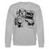 Berlin Sweatshirt mit Berliner Schnauze-MACH HINNE-Unisex Bio-Sweatshirt - Grau meliert