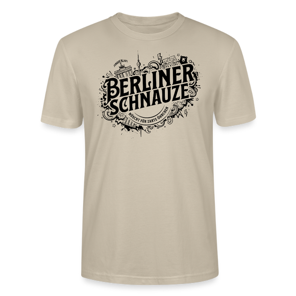 BERLINER SCHNAUZE- Unisex T-Shirt BIO - Beige