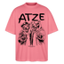 ATZE-Berlin Shirt-Oversized Unisex Bio T-Shirt - Pink 