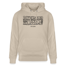 Berliner Spruch-ICK WUNDER MIR-Unisex Bio-Hoodie - Beige