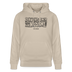 Berliner Spruch-ICK WUNDER MIR-Unisex Bio-Hoodie - Beige