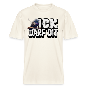 ICK DARF DIT|TAUBE-Relaxed Fit Unisex Bio-T-Shirt - Naturweiß 
