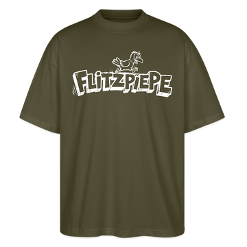FLITZPIEPE 2026-Oversized Unisex Bio T-Shirt - Khaki