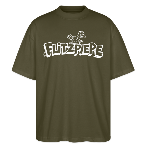 FLITZPIEPE 2026-Oversized Unisex Bio T-Shirt - Khaki