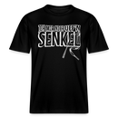 JEH MIR NICH UFFN SENKEL-Relaxed Fit Unisex Bio-T-Shirt II - Schwarz