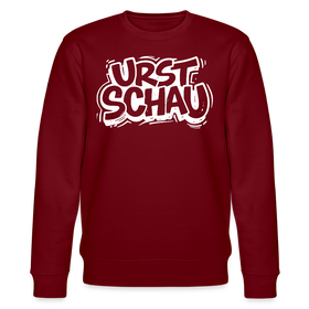 Ostalgie-Unisex Bio-Sweatshirt II - URST SCHAU - Burgunderrot