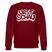Ostalgie-Unisex Bio-Sweatshirt II - URST SCHAU - Burgunderrot