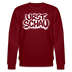 Ostalgie-Unisex Bio-Sweatshirt II - URST SCHAU - Burgunderrot