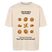 JEH MA NICH UFFN KEKS-Unisex Oversize Bio-T-Shirt - Naturweiß