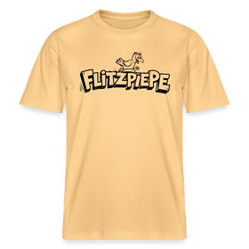 Dit Berlin Shirt-FLITZPIEPE-RELAXED FIT Unisex Bio T-Shirt - Hellgelb