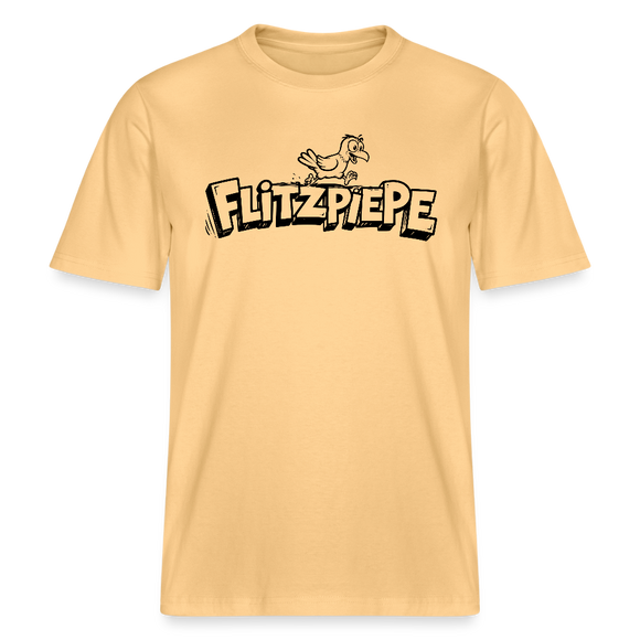 Dit Berlin Shirt-FLITZPIEPE-RELAXED FIT Unisex Bio T-Shirt - Hellgelb