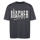 DER MACHER VON DIT JANZE - Unisex Oversize Bio-T-Shirt - Indigoblau