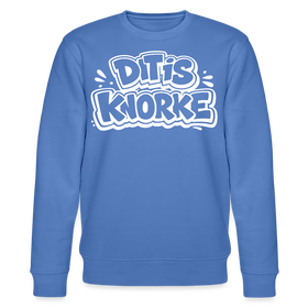 DIT IS KNORKE-Unisex Bio-Sweatshirt mit echt Berliner Schnauze - Blau