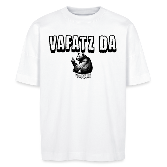 VAFATZ DA-Unisex Oversize Bio-T-Shirt - Weiß