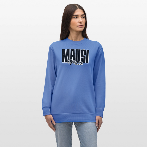 MAUSI UND MOTTE-Unisex Bio-Sweatshirt - Blau
