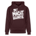 DIT MACHT URST LUNTE-Unisex Bio-Hoodie mit Berliner Dialekt - Maroon