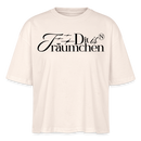 der berliner Spruch- dit is n TRÄUMCHEN-Frauen Boxy Bio-T-Shirt - Naturweiß