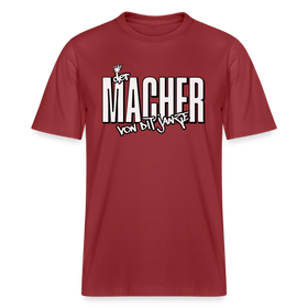DER MACHER VON DIT JANZE - Relaxed Fit Unisex Bio-T-Shirt - Erdrot