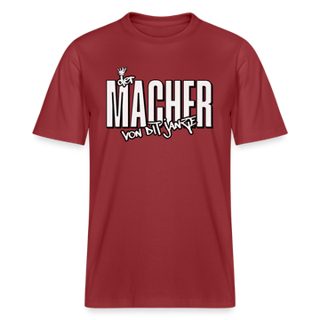DER MACHER VON DIT JANZE - Relaxed Fit Unisex Bio-T-Shirt - Erdrot