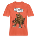 Berliner Bär mit Spruch-JEH MIR NICH UFFN SENKEL- RELAXED FIT Unisex Organic T-Shirt - Hellrot