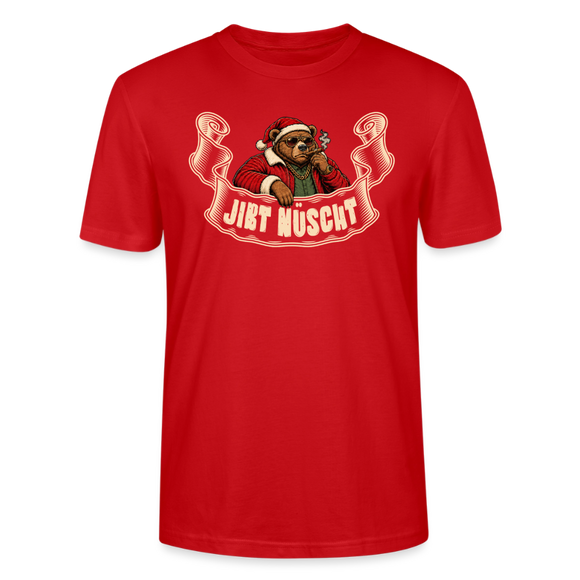 Berliner Bär-Weihachten-JIBT NÜSCHT-Unisex T-Shirt - Rot