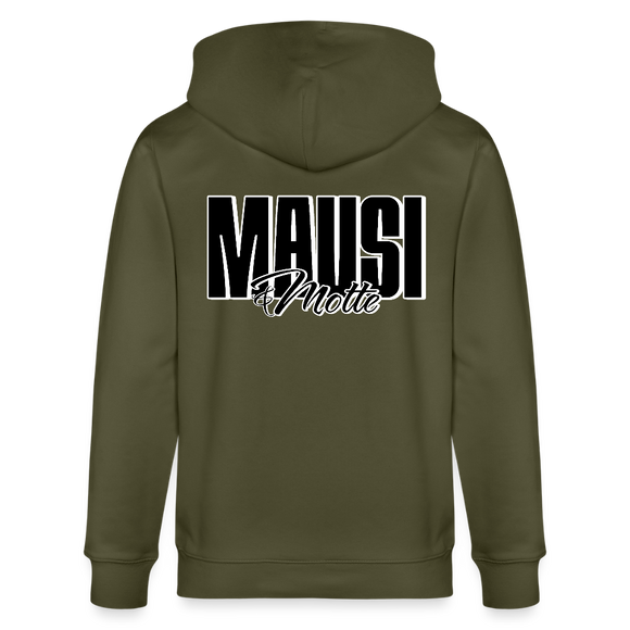 MAUSI UND MOTTE-Unisex Bio-Kapuzenjacke - Khaki