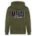 MAUSI UND MOTTE-Unisex Bio-Kapuzenjacke - Khaki