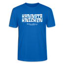 KANNSTE KNICKEN-Unisex T-Shirt  mit echt Berliner Schnauze - Pfauenblau