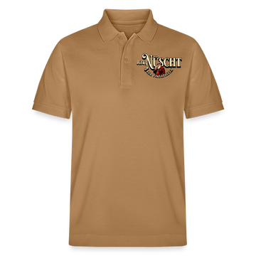 Weihnachten Berlin-JIBT NÜSCHT IHR FLITZPIEPEN-Unisex Bio-Poloshirt - Karamell 