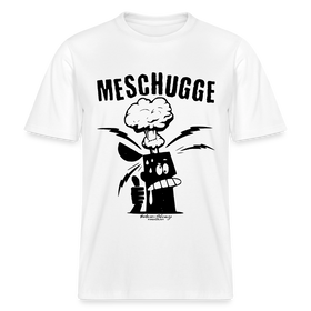 Berlin Shirt-MESCHUGGE - Relaxed Fit Unisex Bio-T-Shirt - Weiß