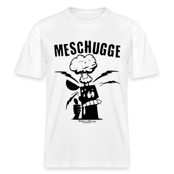 Berlin Shirt-MESCHUGGE - Relaxed Fit Unisex Bio-T-Shirt - Weiß