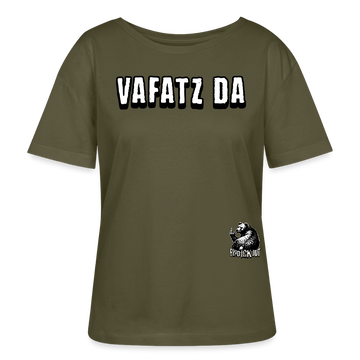 VAFATZ DA-Rundhals Frauen Bio-T-Shirt - Khaki