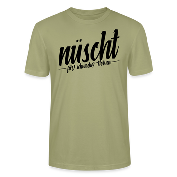 Berlin Shirt-NÜSCHT DARF ICK-Unisex T-Shirt - Nebelgrün