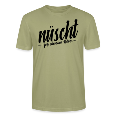Berlin Shirt-NÜSCHT DARF ICK-Unisex T-Shirt - Nebelgrün