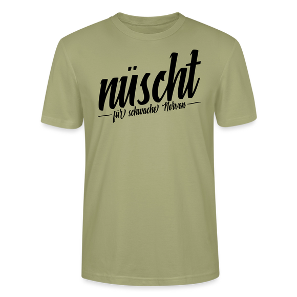 Berlin Shirt-NÜSCHT DARF ICK-Unisex T-Shirt - Nebelgrün