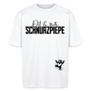 SCHNURZPIEPE - Unisex Oversize Bio-T-Shirt - Weiß