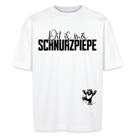 SCHNURZPIEPE - Unisex Oversize Bio-T-Shirt - Weiß