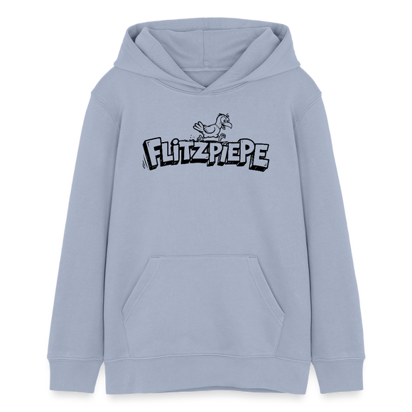FLITZPIEPE-Teenager Bio-Hoodie - Lavendel-Violett