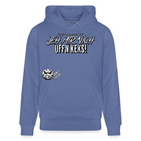JEH MIR NICH UFFN KEKS-Unisex Bio-Hoodie II - Blau