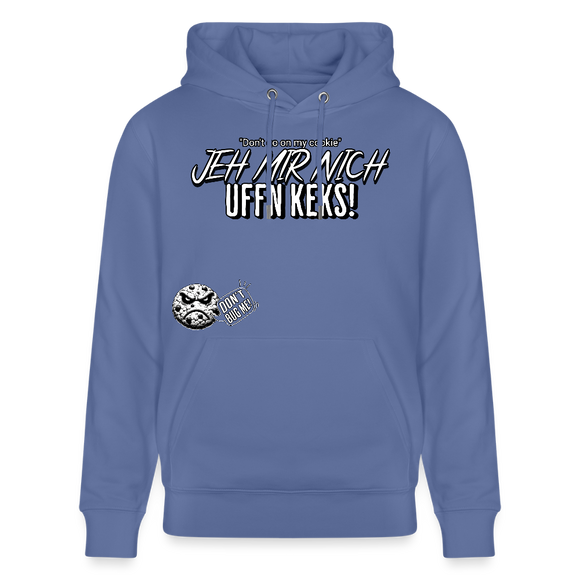 JEH MIR NICH UFFN KEKS-Unisex Bio-Hoodie II - Blau
