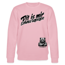 Dit is mir SCHNURZPIEPE-Unisex Bio-Sweatshirt - Hellrosa