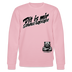 Dit is mir SCHNURZPIEPE-Unisex Bio-Sweatshirt - Hellrosa