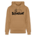 BLÜMERANT-Unisex Bio-Hoodie mit echt Berliner Schnauze - Karamell 
