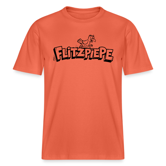 Dit Berlin Shirt-FLITZPIEPE-RELAXED FIT Unisex Bio T-Shirt - Hellrot