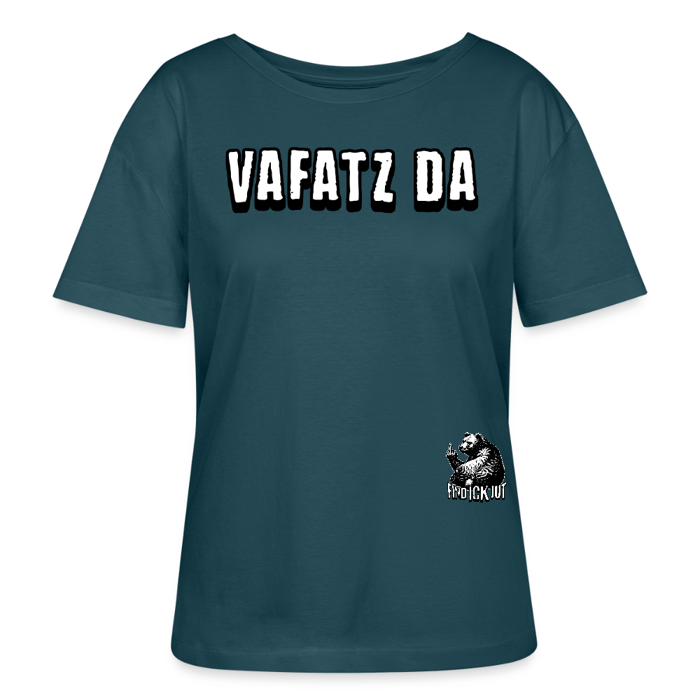 VAFATZ DA-Rundhals Frauen Bio-T-Shirt - Dunkles Petrol
