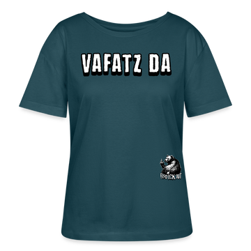 VAFATZ DA-Rundhals Frauen Bio-T-Shirt - Dunkles Petrol