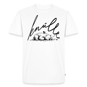 Dit Sonnatags-Shirt-KNÜLLE-Männer Premium T-Shirt - Weiß