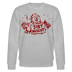Berlin Souvenir zu Weihnachten -JIBT NÜSCHT-Unisex Bio-Sweatshirt - Grau meliert
