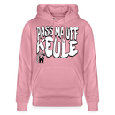 PASS MA UFF KEULE-Unisex Bio-Hoodie II - Lila Traum